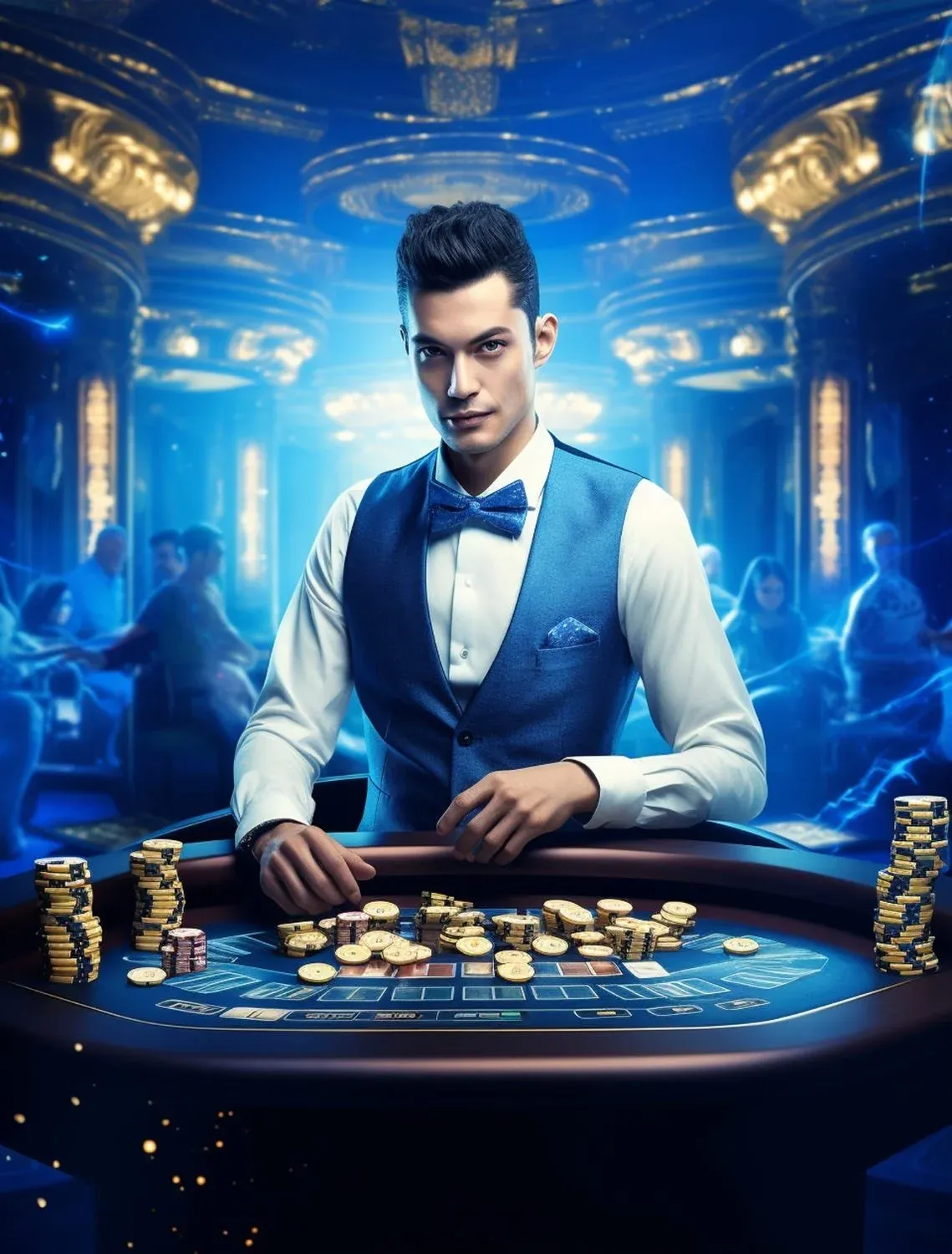 Casino game selection visual